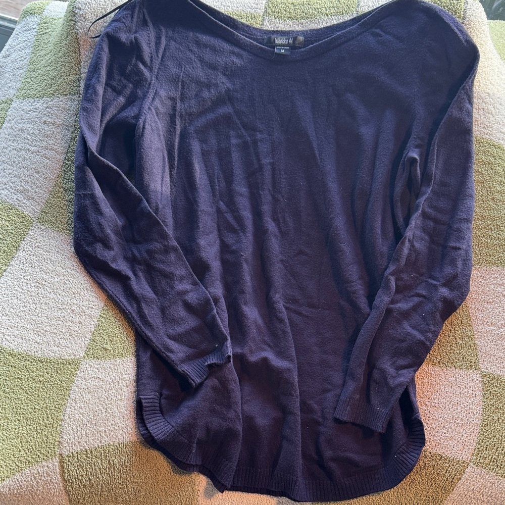 Navy Long Sleeve Sweater